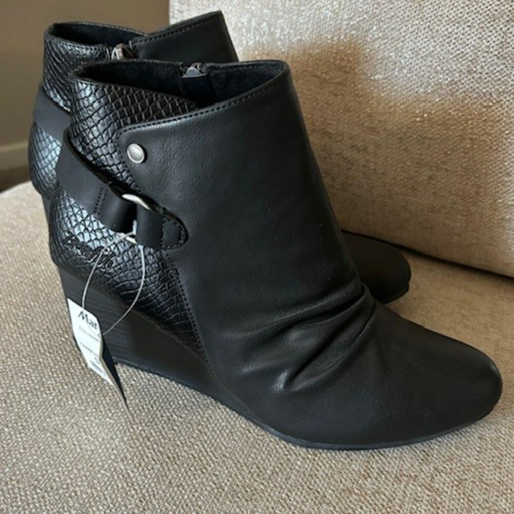 Black Blowfish Ankle Boots